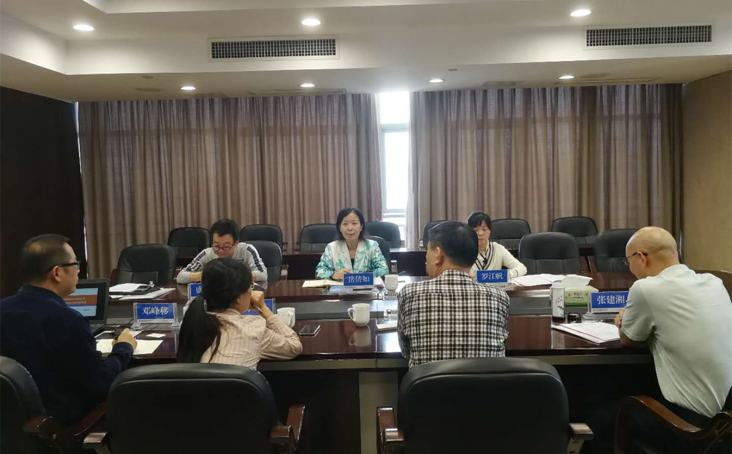 省国资委文明办莅临发展养老MILAN米兰体育·（中国）官方网站检查指导省文明单位创建工作