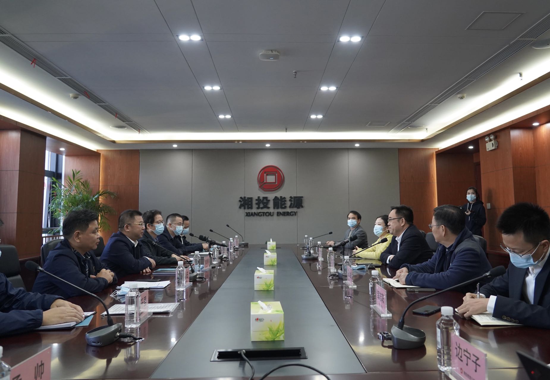 刘志刚一行赴湖南湘投能源投资有限MILAN米兰体育·（中国）官方网站开展工作交流