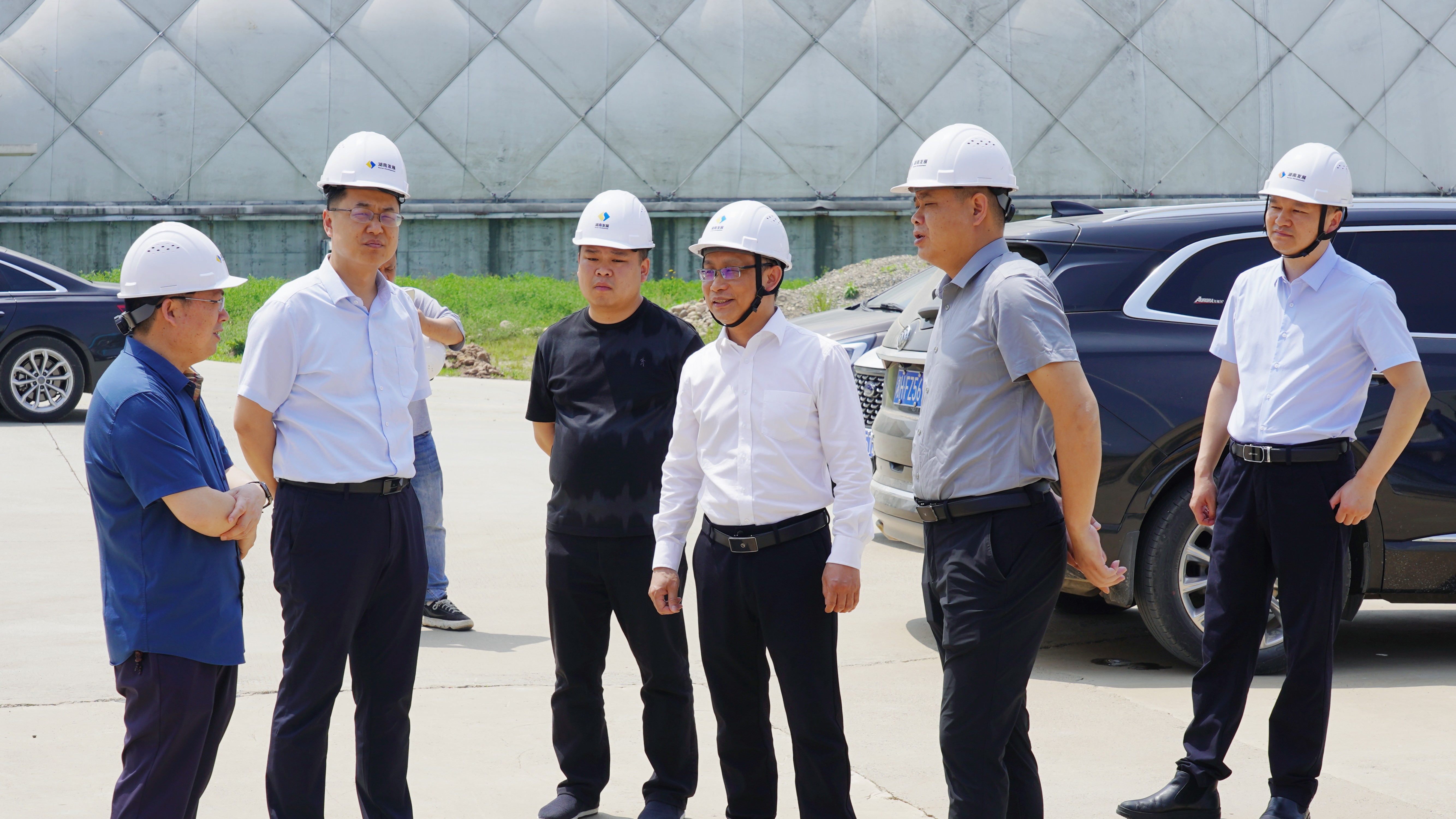 益阳市发改委一行调研MILAN米兰体育·（中国）官方网站机制砂项目