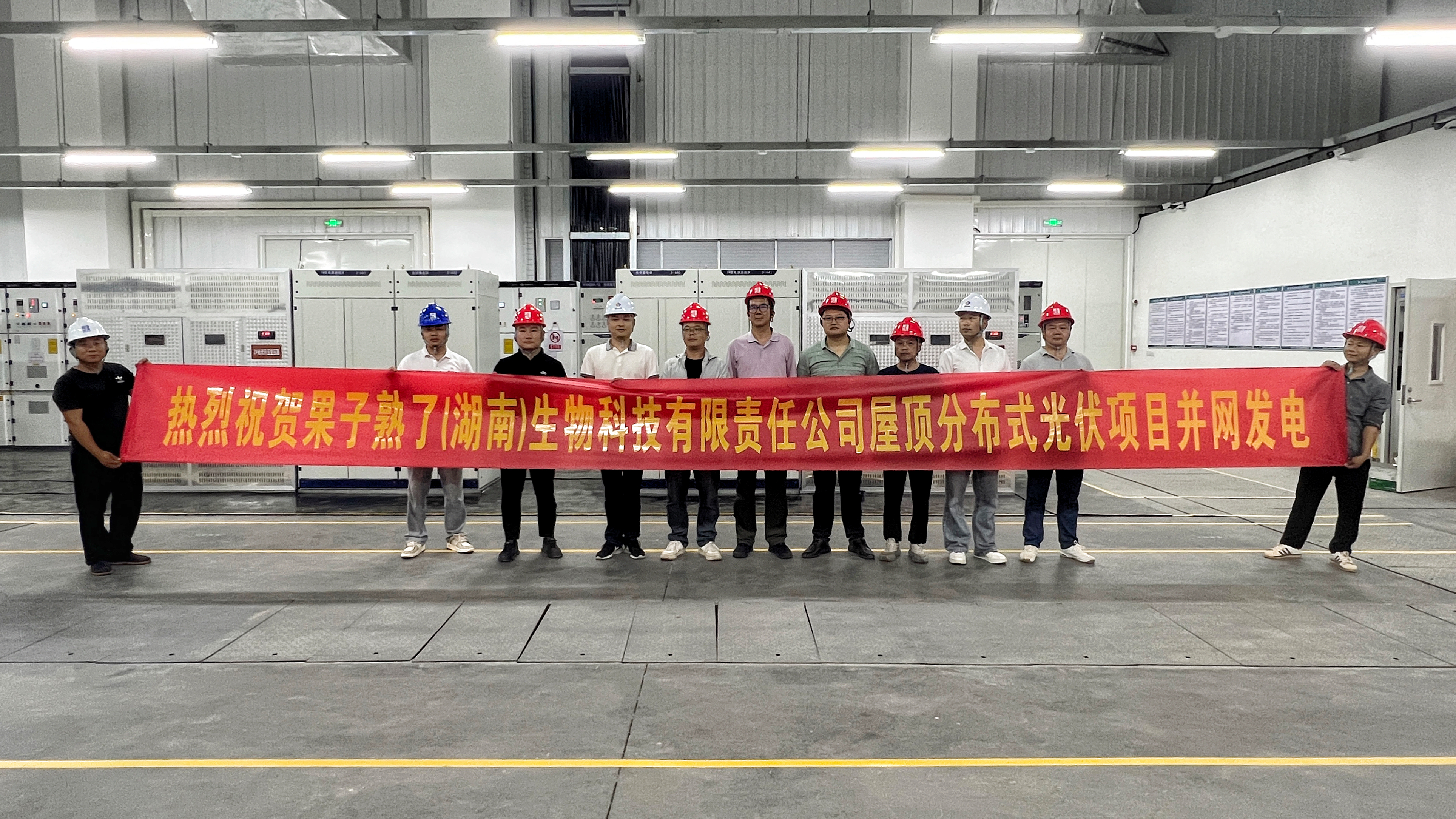 果子熟了（湖南）生物科技有限责任MILAN米兰体育·（中国）官方网站屋顶分布式光伏项目全面建成并网